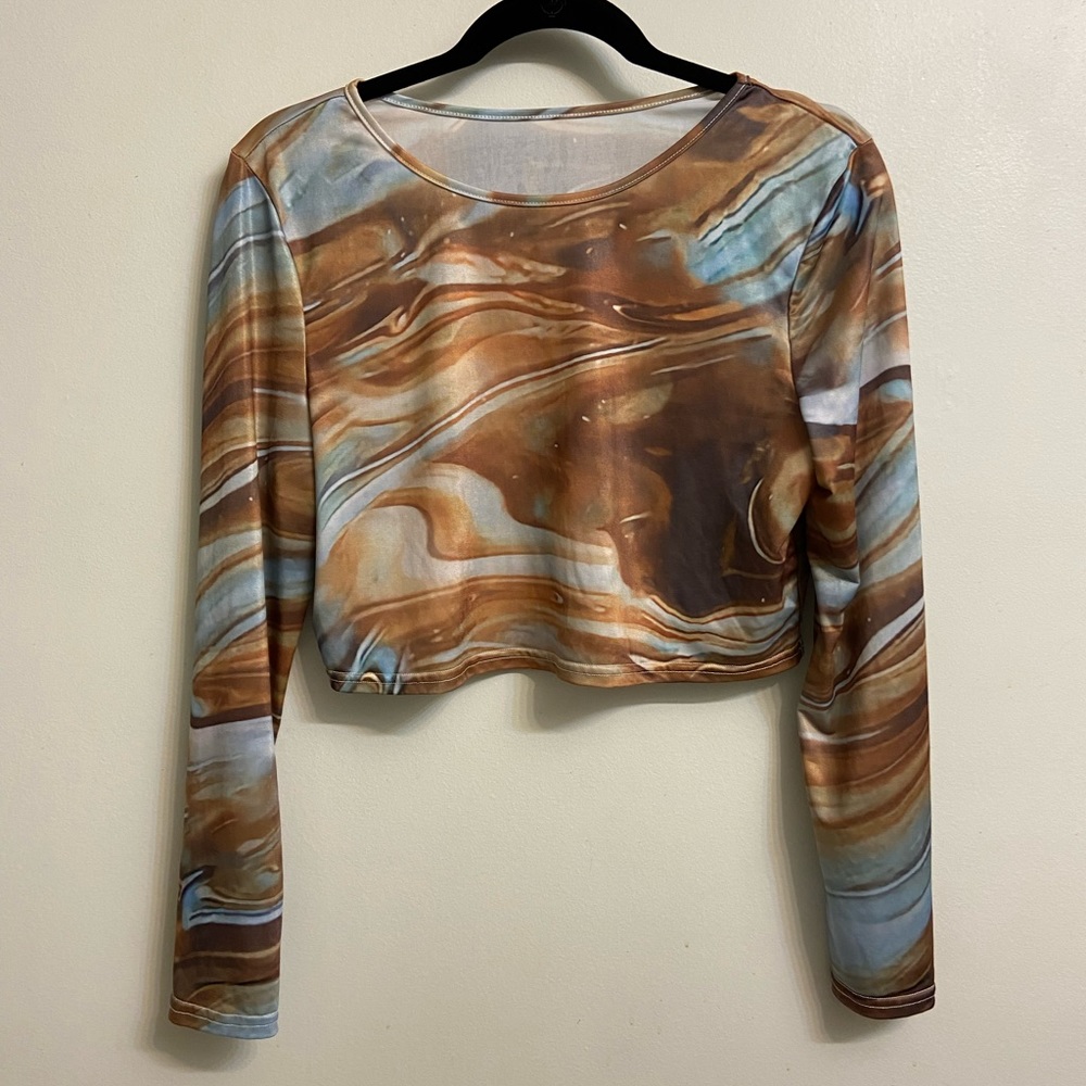 Galaxy crop top
